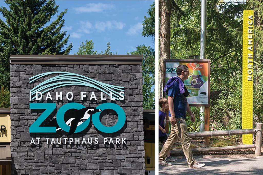 Idaho Falls zoo signage