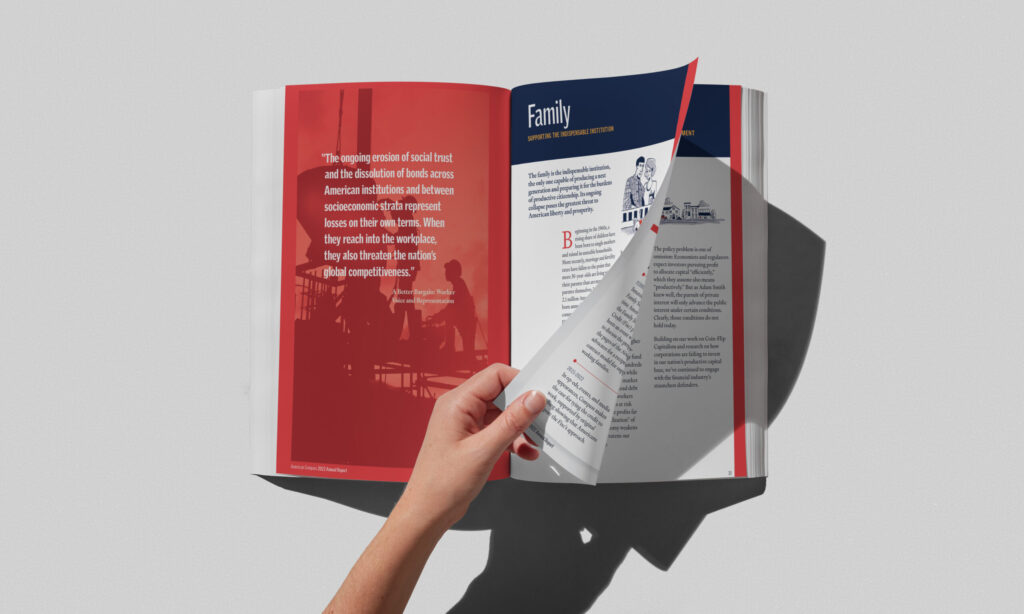American Compass Annual Report design